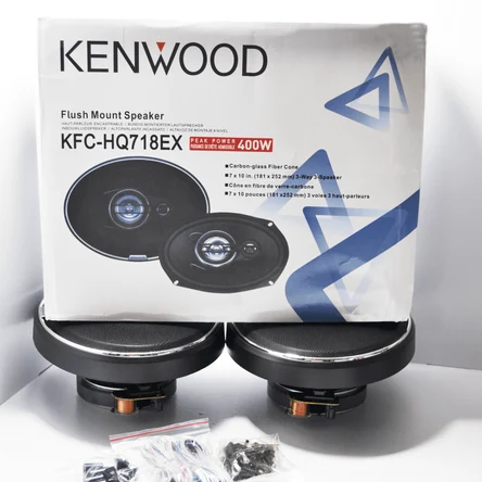 Колонки для автомобиля KENWOOD718, Овал 18x25 см 7x10 дюйм.